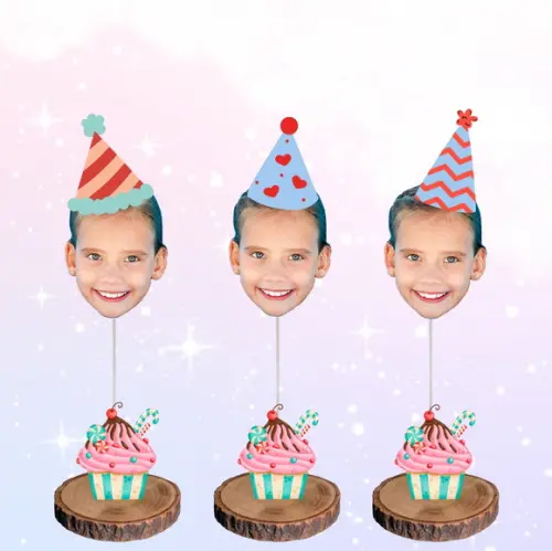 Toppers Alice no País das Maravilhas com Sua Foto!