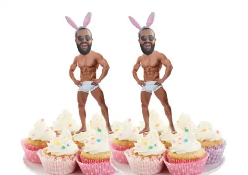 Toppers com Foto do Noivo para Despedida de Solteira