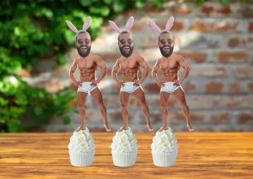 Toppers com Foto do Noivo para Despedida de Solteira