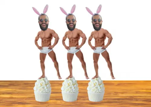 Toppers com Foto do Noivo para Despedida de Solteira