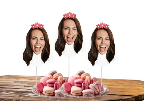 Toppers Noiva com Foto para Despedida de Solteira