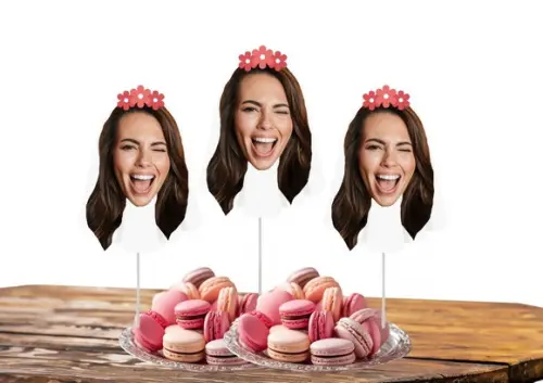 Toppers Noiva com Foto para Despedida de Solteira
