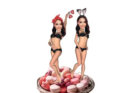Toppers Noiva para com Foto para Decoração Mesa Despedida.