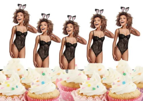 Toppers Noiva para Despedida de Solteira com Foto para Doces