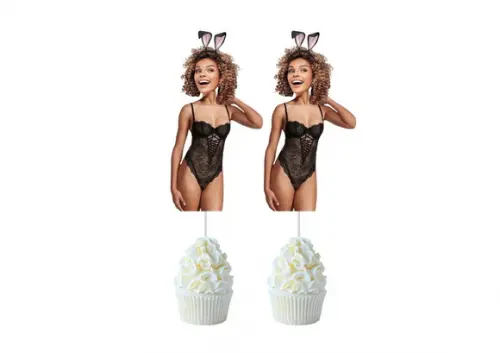 Toppers Noiva para Despedida de Solteira com Foto para Doces