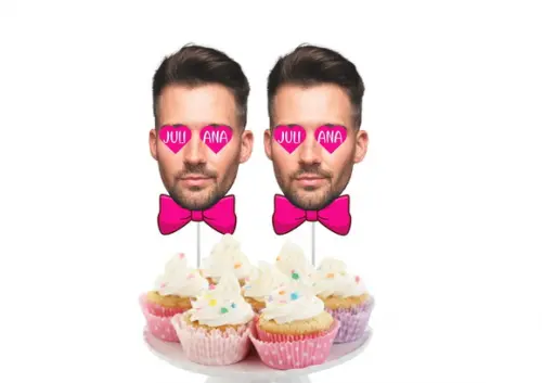 Toppers Noivo para Despedida de Solteira com Foto.