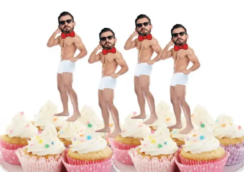 Toppers Noivo para Despedida de Solteira com Foto.