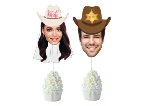 Toppers Noivos para Despedida de Solteira Casal Sertanejo