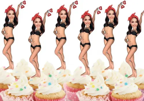 Toppers Noivos para Despedida de Solteira Chá Bar com Fotos