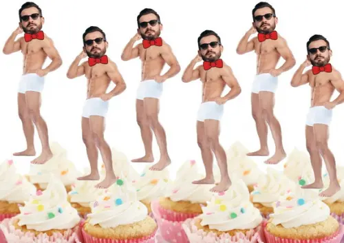 Toppers Noivos para Despedida de Solteira Chá Bar com Fotos