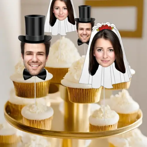 Toppers Noivos para Despedida de Solteira com Fotos.
