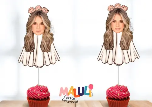 Toppers para Despedida de Solteira Noiva