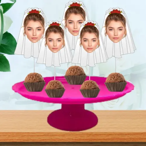 Toppers para Despedida de Solteira Noiva