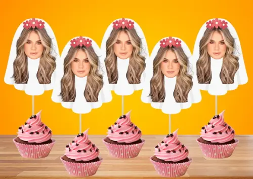 Toppers para Despedida de Solteira Noiva