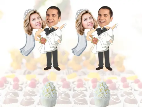Toppers Tags para Despedida de Solteira com Fotos