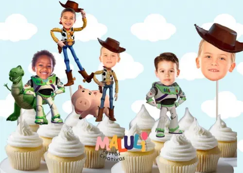 Toppers Toy Story com Sua Foto!