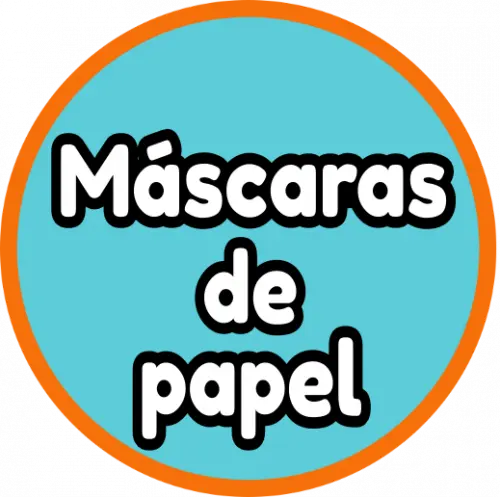 Máscaras de papel temáticas
