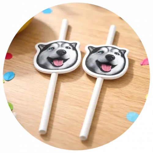 Canudos personalizados
