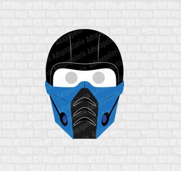 Mascaras Sub-zero Mortal Kombat