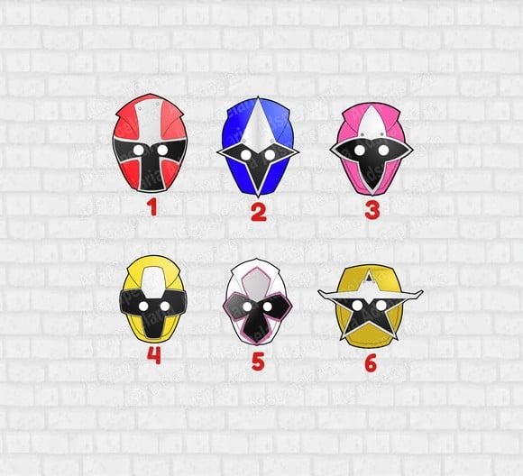 Mascaras - Power Rangers Ninja Steel