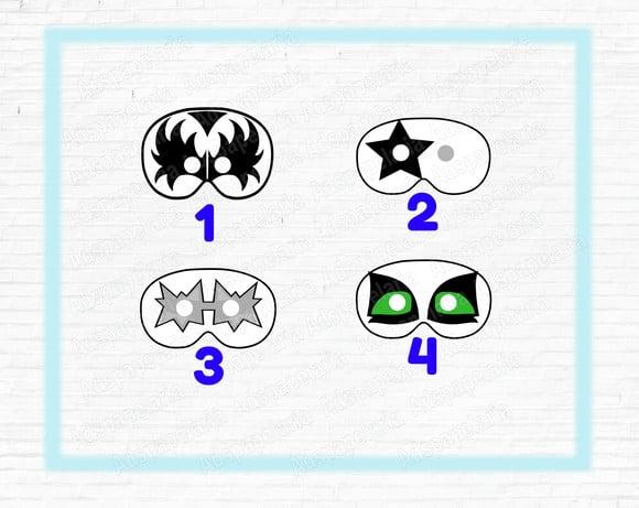 Mascaras de Papel Rock - Kiss