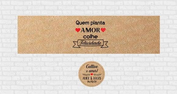 Rótulo e Tag - Kraft para Mini Suculenta
