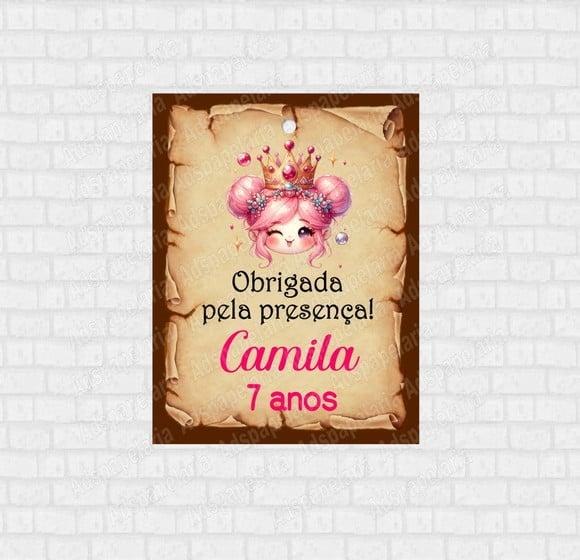Tag de Agradecimento Princesa
