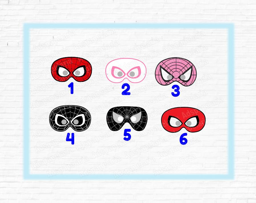 Mascaras de Papel - Homem Aranha
