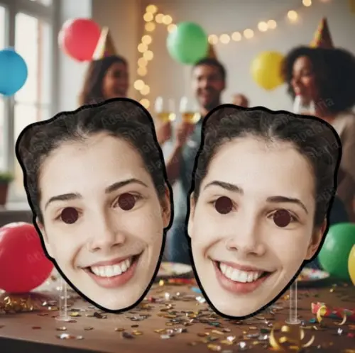 Máscaras de foto de Rosto para Formatura Festas Casamento Noivos