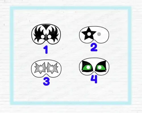 Mascaras de Papel - Kiss