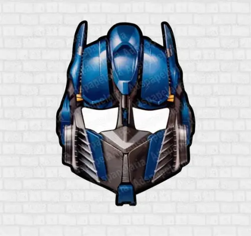Mascara de Papel - Optimus Prime Transformers