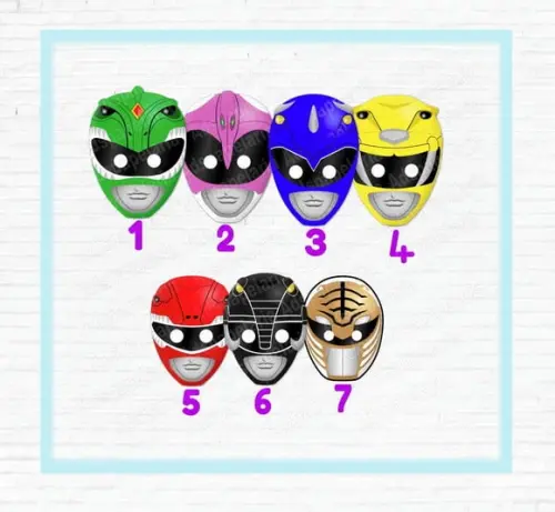Mascaras Power Rangers Mighty Morphin