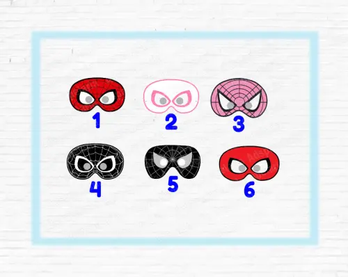 Mascaras de Papel - Homem Aranha
