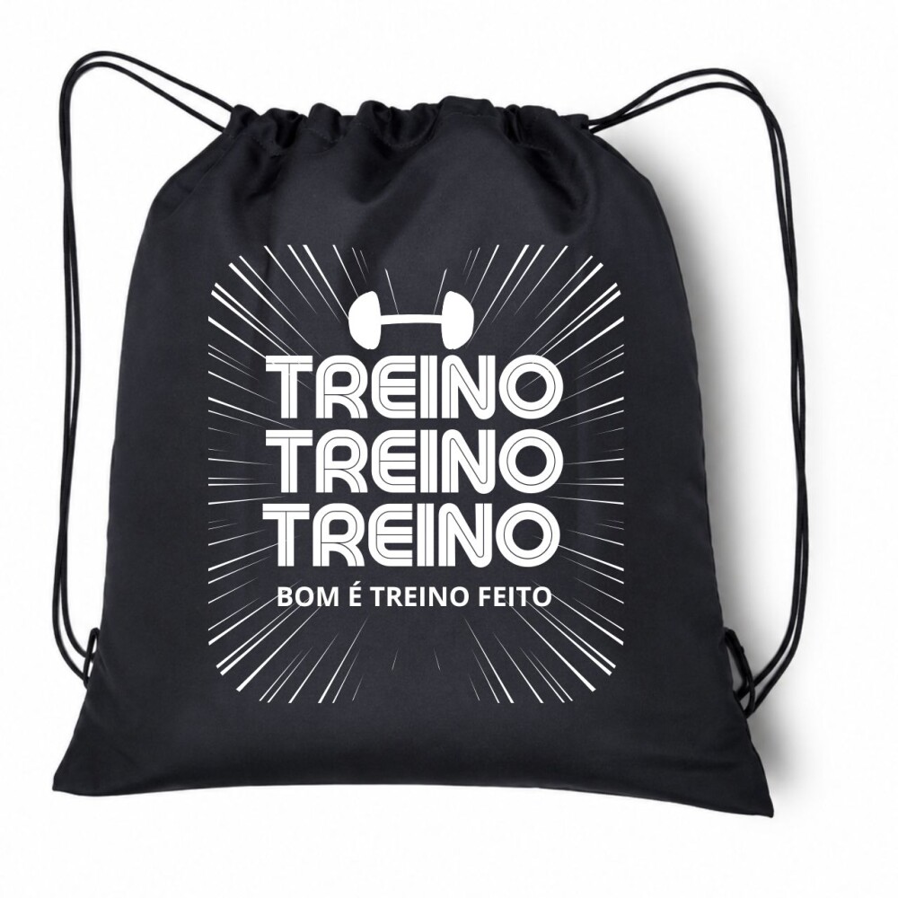 Mochila Para Brinde - Personalizada - Sacola Preta