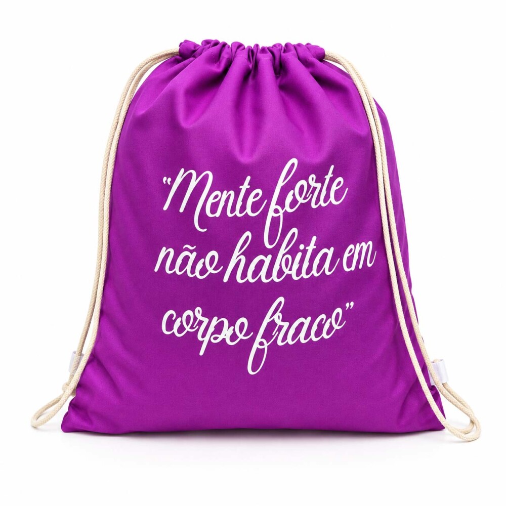 Mochila Para Brinde - Personalizada - Sacola Preta