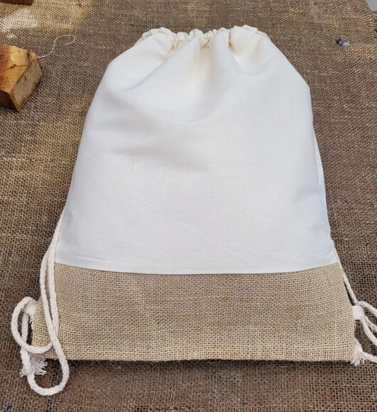 Ecobag Personalizada Mochila de Algodão Sacochila