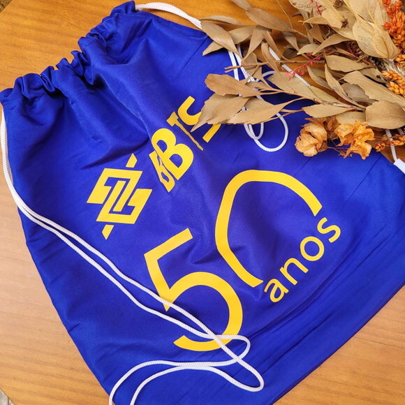 Mochila de Tecido Sacochila Ecobag Sacola Personalizada