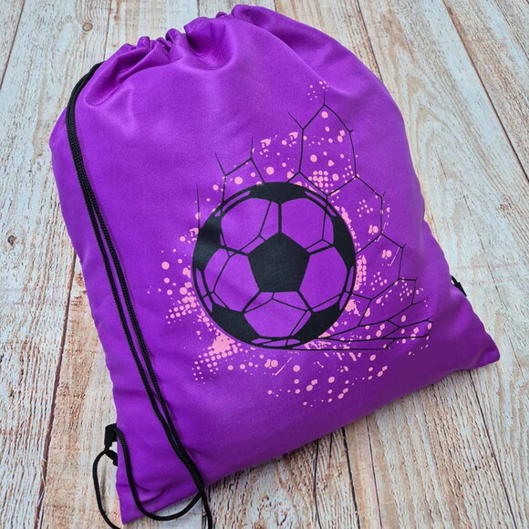 Futebol Lembrancinha Aniversário Mochila Tipo Saco Ecobag