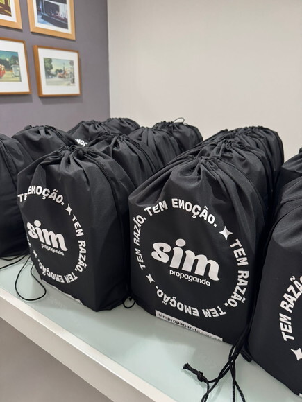 Lembrancinha Mimo para Clientes Mochila Saco para Brinde