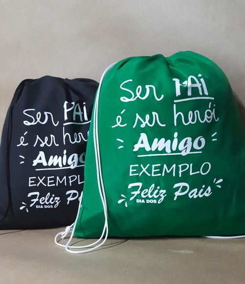 Mochila Sacola Dia dos Pais