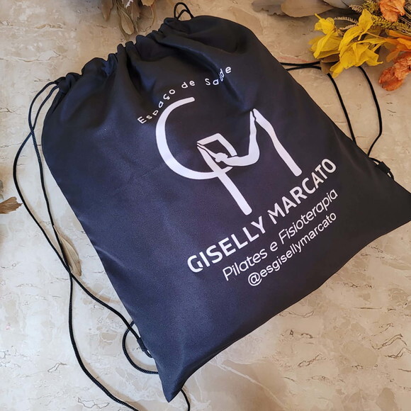 Mochila Tipo Saco Ecobag de Tecido Personalizada
