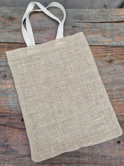 Sacola de Juta Natural Ecobag Rustica Personalizada Brinde