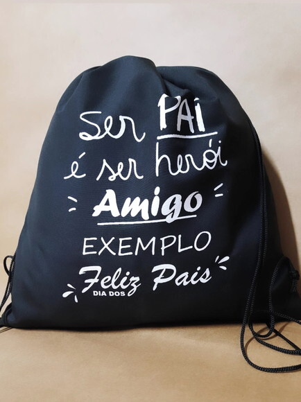 Sacola ou Mochila Personalizada Dia dos Pais