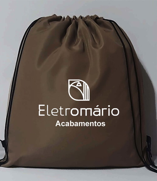 Sacochila Personalizada Brinde de Fim de Ano