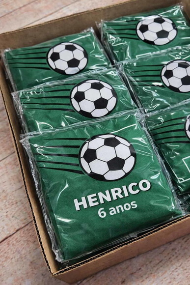 Sacomochila Ecobag Personalizada Festa Times de Futebol