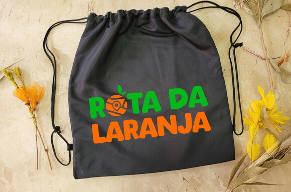 Sacomochila Ecobag de Tecido Mochila Tipo Saco Personalizada