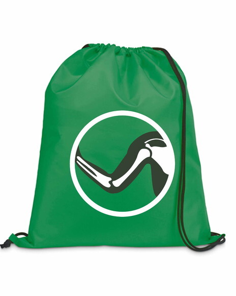 Mochila Sacola de Tecido Verde Personalizada
