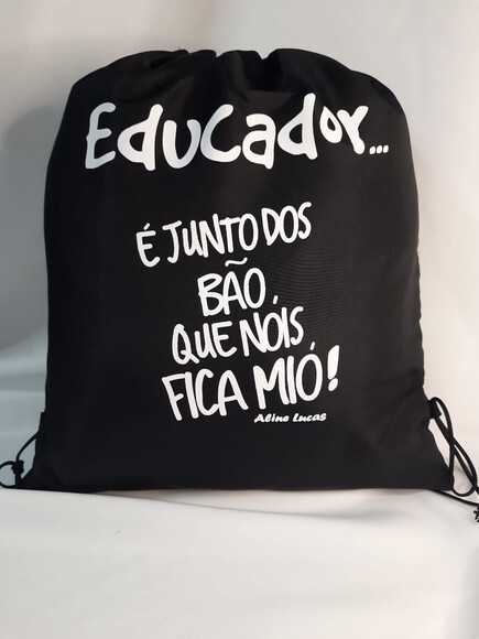 Dia dos Professores Mochila para Brinde Sacola Personalizada