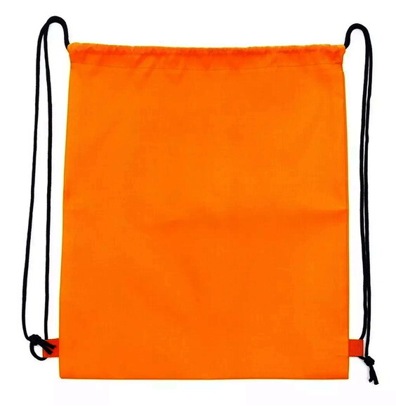 Mochilas Saco De Pano Laranja P/ Treino Escolar e Futebol