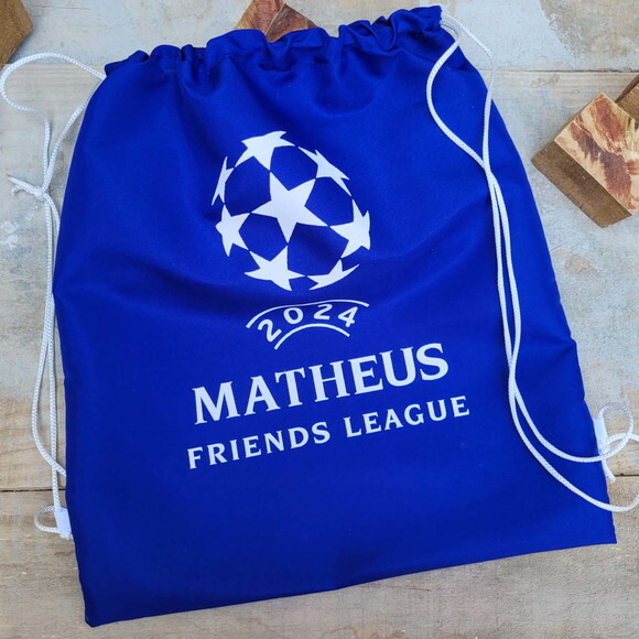 Sacomochila Ecobag Personalizada Times de Futebol